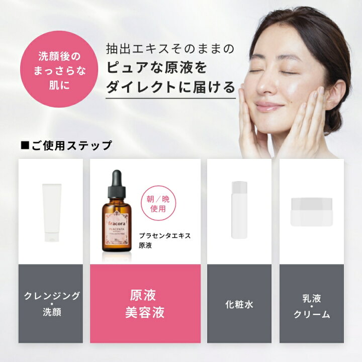 楽天市場】【6/29まで限定クーポン20%OFF】プラセンタ 美容液 