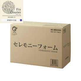アクアフォームセレモニー 48個 10-6650-0 フラワーアレンジメントに使用。（日本製） 花 お花 フラワー フラワーアレンジ 花資材 お花資材 ハンドメイド ビタミンF
