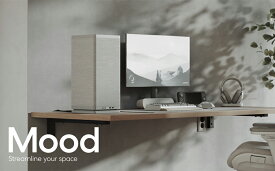 Fractal Design Mood Light Gray ファブリック外装採用 超省スペースサイズ ミニタワー Mini-ITX PCケース ライトグレーFD-C-TOR1A-01