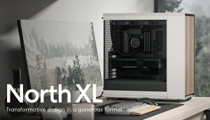 Fractal Design North XL Chalk White TG Clear �t���^���[�^PC�P�[�X �z���C�gFD-C-NOR1X-04