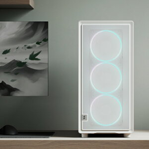 Fractal Design Epoch XL White TG RGB Clear tint 140mm RGB�t�@��3��� �t���^���[ PC�P�[�X FD-C-EPO1X-05 CS9519