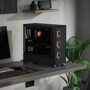 Fractal Design Pop 2 Air Black TG RGB �~�h���^���[�^PC�P�[�X �u���b�N FD-C-POA2A-03