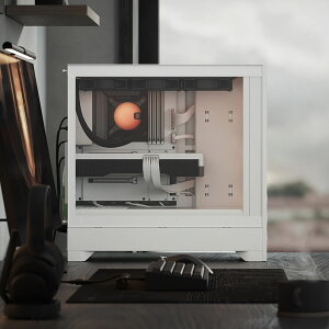 Fractal Design Pop 2 Air White TG RGB �~�h���^���[�^PC�P�[�X �z���C�g FD-C-POA2A-04
