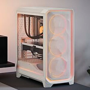 �y�労�Ӎ�P10�{12��19��20:00�`�zFractal Design Meshify 3 Ambience Pro RGB White TG Clear Tint �~�h���^���[�^PC�P�[�X �N���A�e�B���g �����K���X�p�l�� �z���C�gFD-C-MES3A-05