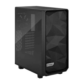 Fractal Design Meshify 2 Compact Black TG Light Tint 角形メッシュフロントデザインのミドルタワー型PCケースFD-C-MES2C-03
