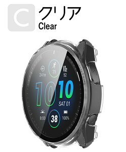 GARMIN Forerunner 965 P[X tB EFAu[EX}[gEHb` PCf+KX tیJo[ }`J[ NA Vv X}[gEHb` n[hJo[ CASE  