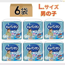 トレパンマン ブルー Lサイズ 20枚入×6袋 トレーニングパンツ ユニチャーム