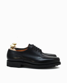 クロケット＆ジョーンズ【Crockett&Jones】MORETON （ブラック）モールトン　カーフ　リッジウェイソール　ダービー　牛革　メンズ