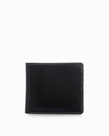 ホワイトハウスコックス【Whitehouse Cox】型番：S8772(ブラック)　財布　二つ折り財布　ブライドルレザー　牛革