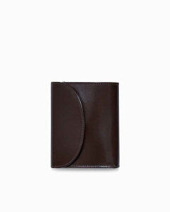 �׃I�[�}���U�[�J���p�j�[�yBEORMA LEATHER COMPANY�z�^�ԁFS0007 3FOLD WALLET�i�_�[�N�u���E��)�@�O�܂���z�@�R���p�N�g�E�H���b�g�@�u���C�h�����U�[�@���v�@�j�����p