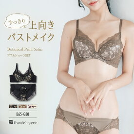 ＼本日全品ポイント10倍／ ブラジャー ショーツ セット 下着 レディース ブラジャーセット ブラセット 女性 上下セット セクシー かわいい インナーセット 谷間 育乳 脇肉 盛れる フランデランジェリー fb173p235a