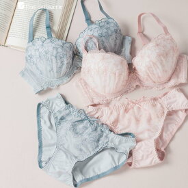 ブラジャー ショーツ セット 下着 レディース ブラジャーセット ブラセット 女性 上下セット セクシー かわいい インナーセット 谷間 育乳 脇肉 盛れる フランデランジェリー nd001p243c ナチュラルデイリーブラ001 ペアブラジャー（ワイヤー有り）