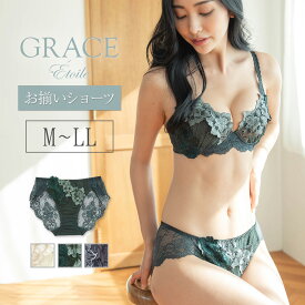 GRACE Etoileグレース　エトワール　バックレースショーツ フラン レディース 下着 ショーツ 単品 ノーマル ショーツ 上品 バックレース フィット 響きにくい