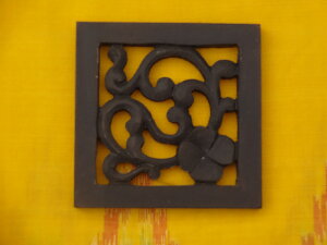 レリーフ 木製 木彫り ウッドレリーフ プルメリア アジアン雑貨 バリ雑貨 アジアンインテリア