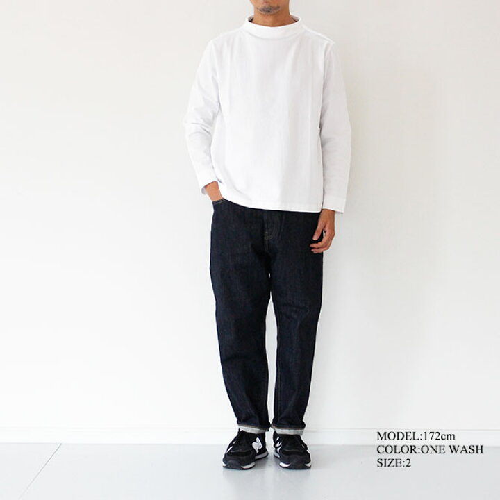 楽天市場】[HATSKI]ハツキ Loose Tapered Denim -One Wash- ルーズ  