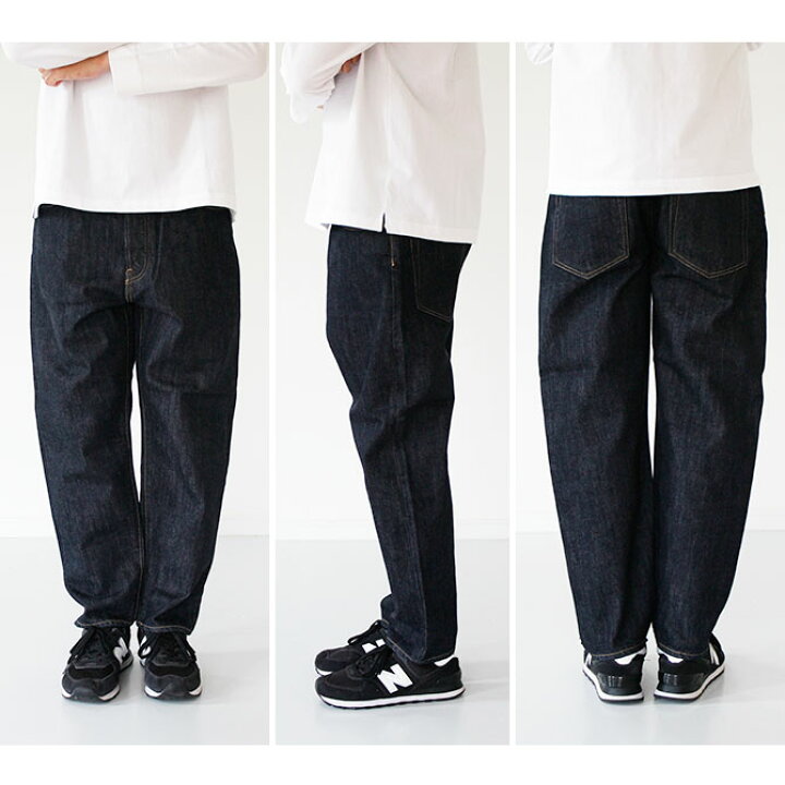 楽天市場】[HATSKI]ハツキ Loose Tapered Denim -One Wash- ルーズ 