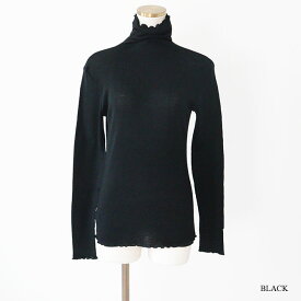 [TICCA]ティッカ　ウールシルクボトルネックプルオーバー　TBEA-293