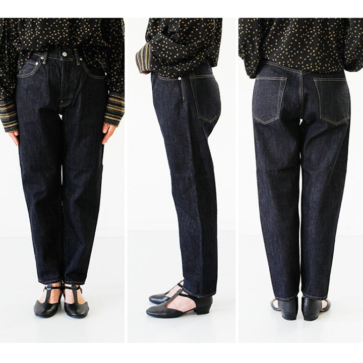 楽天市場】[HATSKI]ハツキ Loose Tapered Denim -One Wash- ルーズ 