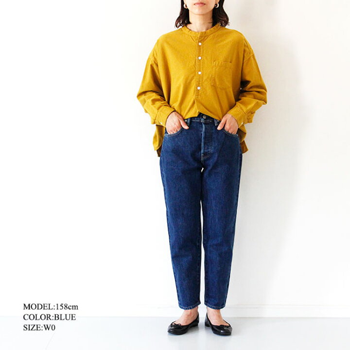 楽天市場】[HATSKI]ハツキ Loose Tapered Denim -used-(Blue) ルーズ  