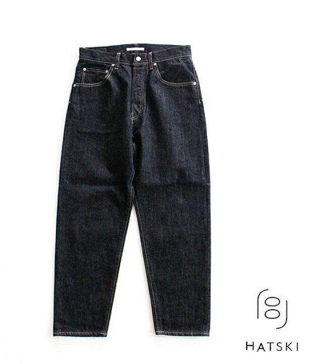 楽天市場】[HATSKI]ハツキ Loose Tapered Denim -One Wash- ルーズ 
