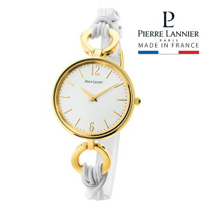 PierreLannier 腕時計 レディース ブランド ストリング 防水 ゴールド 革ベルト おしゃれ かわいい 軽量 誕生日 母の日 プレゼント お祝い 仕事 20代 30代 40代 50代 60代