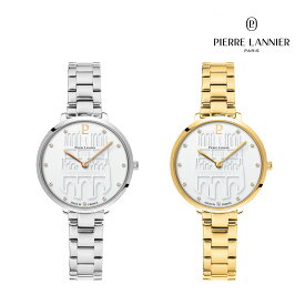 【クールバタン メタル 2色 】送料無料 33mm Coeur Battant 女性 レディース 腕時計 ラウンド 5気圧 ステンレススチール クオーツ ピエールラニエ シルバー ゴールド ピンクゴールド フランス製 時計 ブランド ノートルダム大聖堂 パリ 20代 30代 40代 50代 60代