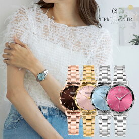 【マルチプル メタル 4色】 送料無料 30mm Multiples 女性 レディース 腕時計 ラウンド 5気圧 3針 ステンレススチール クオーツ ピエールラニエ シルバー ピンクゴールド ブラウン ブルー ピンク フランス製 日本総代理店 ブランド 時計 20代 30代 40代 50代 60代