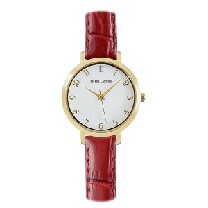 PierreLannier 腕時計 レディース ブランド クオーツ CHOUQUETTE 防水 革ベルト 受験 見やすい アラビア数字 おしゃれ かわいい 軽量 学生 記念日 フランス製 誕生日 プレゼント お祝い ギフト 母の
