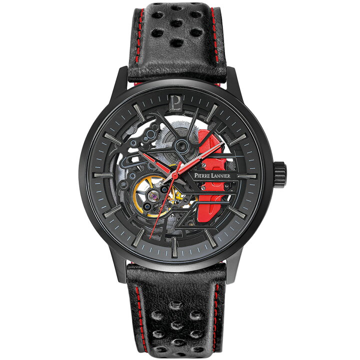楽天市場】自動巻き 防水 43mm レザー メタル 金属 革 ベルト 