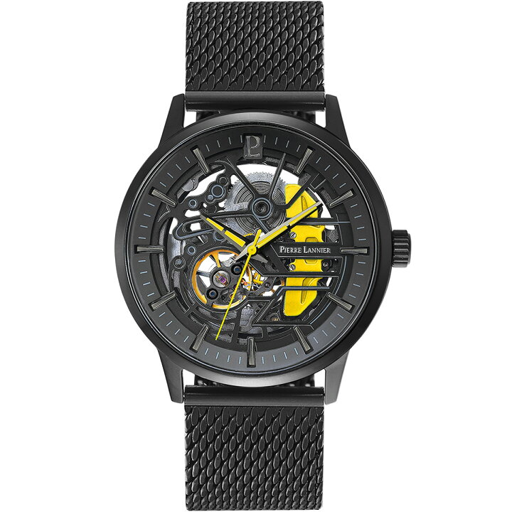 楽天市場】自動巻き 防水 43mm レザー メタル 金属 革 ベルト  