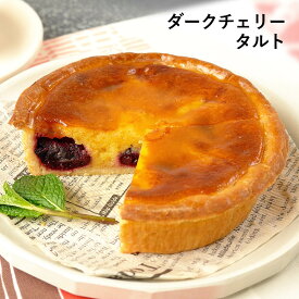 ダークチェリータルト 13cm 4〜5号 / バレンタイン ホワイトデー 洋菓子 お取り寄せ スイーツ / 景品 イベント 業務用 ギフト 誕生日 母の日 父の日 敬老の日 内祝い【冷凍便】