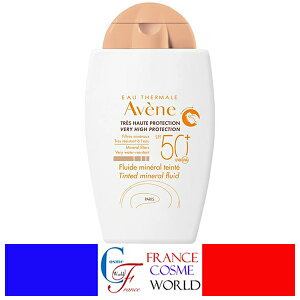 Axk AVENE ~ltCh UV eCe SPF50+40mL Ă~ q COʔ FLUIDE MINERAL TEINTE SPF50+40mL