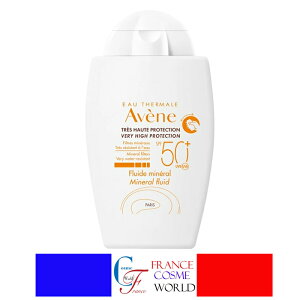 Axk AVENE ~ltCh UV SPF50+40mL Ă~ q COʔ FLUIDE MINERAL SPF50+40mL