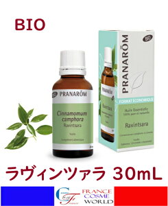 yKizvi PRANAROM BT BIO RAVINTSARA 30mL P^Cv GZVIC A} A}IC P\[ COʔ 