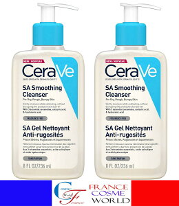 �y���K�i�z�Z�����B CeraVe SA �X���[�W���O �N�����U�[ 236mL 2�{�Z�b�g �t�F�C�X �{�f�B ��� �{�f�C�\�[�v �N�����W���O�W�F�� �V�����[ �����C �q���� �g���u���� ��炬�� ��炬 �ێ� ���� 