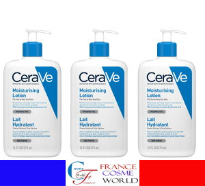 �y���K�i�z�Z�����B CeraVe ���C�X�`�����C�W���O ���[�V���� 473mL 3�{�Z�b�g �t�F�C�X���{�f�B �t�����X��蒼�� �C�O�ʔ� ��������MOISTURISING LOTION 473mL 3PCS