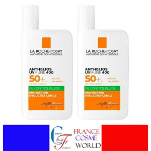 �����b�V���|�[ LA ROCHE POSAY �A���e���I�X UVMUNE 400 �t���C�h �I�C���R���g���[�� SPF50+ 50mL 2�Z�b�g �I�C���[�� �h���C�^�b�` �}�b�g�� ���Ă��~�� ��������ANTHELIOS UVMUNE 400 FLUIDE OIL CONTROL TOUCHE