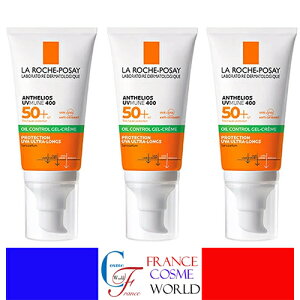 �����b�V���|�[ �A���e���I�X UVMUNE 400 �W�F���N���[�� �I�C���R���g���[�� SPF50+ 50mL 3�Z�b�g �h���C�^�b�` �}�b�g ���Ă��~�� �t�����X ��������LA ROCHE POSAY ANTHELIOS UVMUNE 400 GEL-CREME OIL CONTROL 