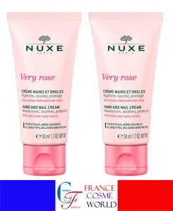 yKizjNX FB [Y nhN[ 50mL 2{Zbg ێ ێN[ COʔ NUX VERY ROSE CREME MAINS ET ONGLES 50mL