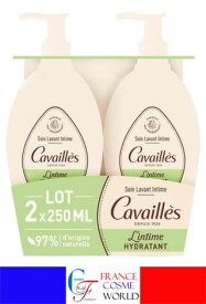 ロジェカバイエス ROGE CAVAILLES デリケートゾーン 洗浄専用-保湿ジェル 250ml 2本セット 乾燥肌用 日常洗浄専用 海外通販 送料無料SOIN LAVANT INTIME EXTRA-DOUX USAGE QUOTIDIEN 250ml 2pcs