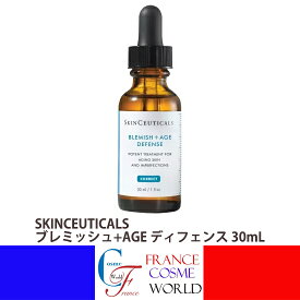【正規品】スキンシューティカルズ ブレミッシュ+AGE ディフェンス 30mL 美容液 セラム フェイスケア エイジングケア エイジングサイン エイジング ゆらぎ 角質ケア 毛穴ケア オイリー肌 混合肌 皮脂バランス 皮脂 ベタつき キメSKINCEUTICALS BLEMISH+AGE DEFENSE