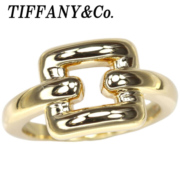 楽天市場】ティファニー 750 リング ビスケイン 9号 K18 イエロー  