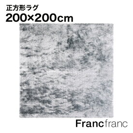 フランフラン Francfranc ヴェルト ラグ L （ライトグレー） 2000×2000