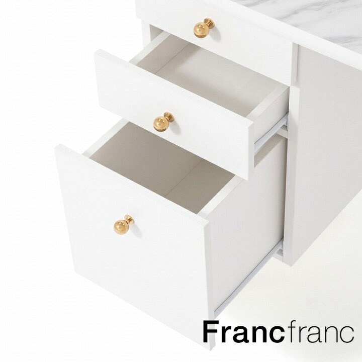 楽天市場】Francfranc フランフラン エルドラド コスメデスク 3【幅 