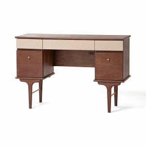 【2025年秋冬新商品】Francfranc フランフラン ノエティーク コスメデスク ブラウン [【幅115cm×奥行40cm×高さ75cm】ドレッサー 机 リモートワークデスク 収納付きデスク ワークデスク サイドチェ