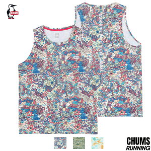 20%OFFN[|Ώ / `X CHUMS / RUN All Pattern Sleeveless Shirt I[p^[X[uXVc / CH01-2501 CH11-2501 / 2025t / UVJbg / jO /  / lR|Xz