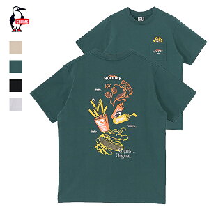 10%OFF�N�[�|���Ώ� / �`�����X CHUMS / Anti-Bug Fast Food Pocket T-Shirt �A���`�o�O�t�@�X�g�t�[�h�|�P�b�gT�V���c / CH01-2715 / ���悯���H T�V���c / �R�b�g��100�� / 2026�t�� / �l�R�|�X�z��