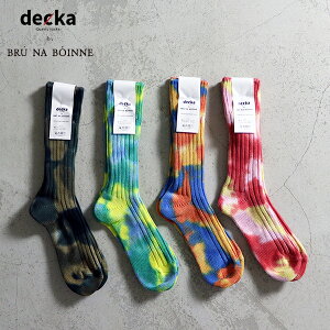 10%OFFN[|Ώ / fJ decka / decka X BRU NA BOINNE Heavyweight Dyed Socks / BNBde29-5 / u[i{C R{[V / { / jZbNX / 2024t / lR|XΉ