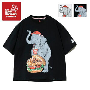 20%OFF / �S�[�X���[�L�����o�� / DOMDOM×GSC USA/C �V�� ���X�s�[ �`�L���o�[�K�[ �]�E BIG TEE / 341963 / go slow caravan / ���j�Z�b�N�X / 2025�t�� / �l�R�|�X�z��