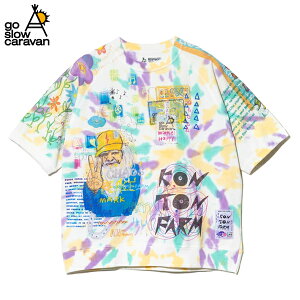 20%OFF�N�[�|���Ώ� / go slow caravan �S�[�X���[�L�����o�� / 32/1�O�{���������w�r�[�V��TIE DYE �������J�I�X ���O���� TEE / 362612 / T�V���c / ���� / �R�b�g�� / �w�r�[�V�� / �^�C�_�C���� / �����Y / 
